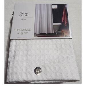threshold shower curtains 72 x 72 waffle weave